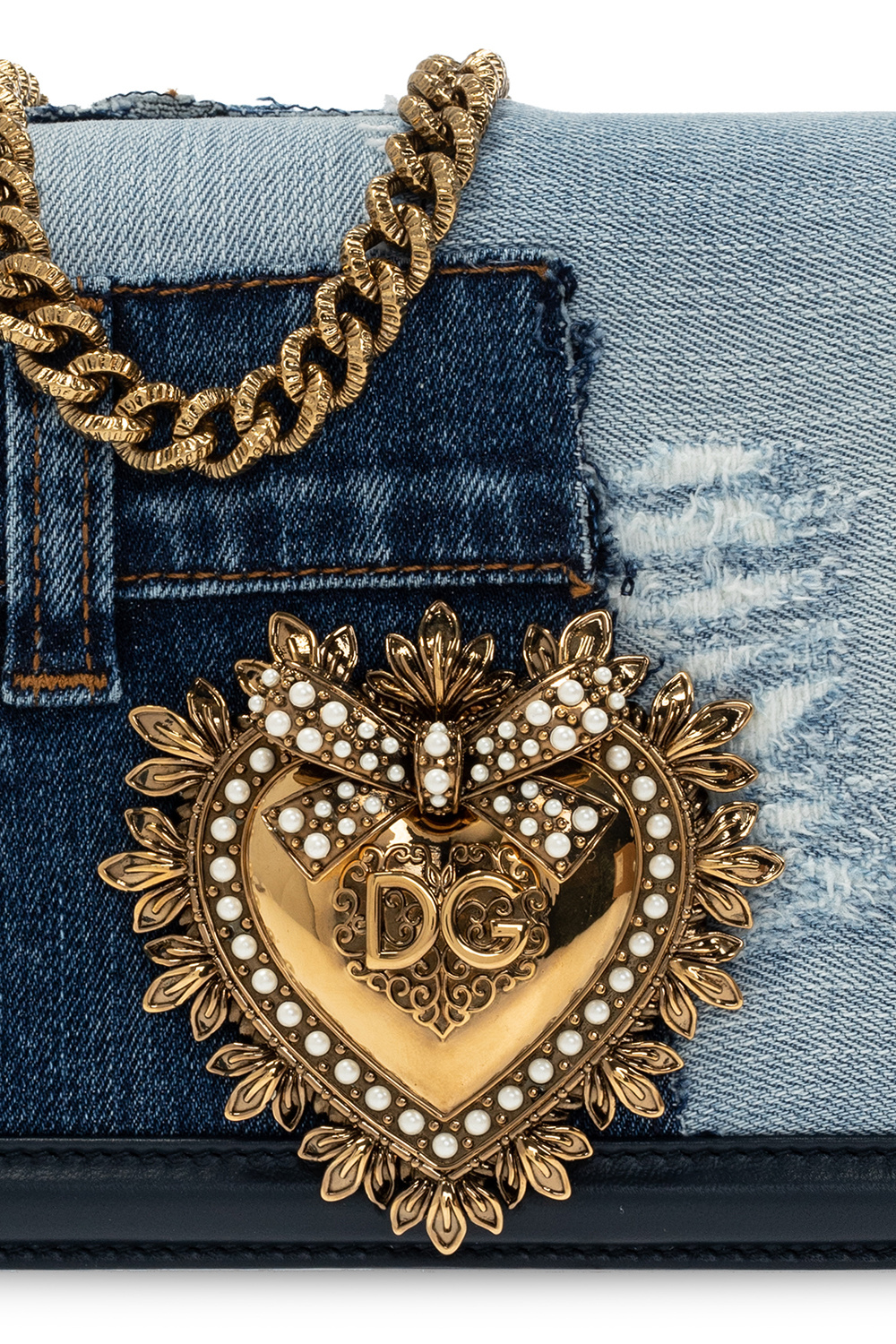Denim shoulder bag Dolce & Gabbana - SchaferandweinerShops